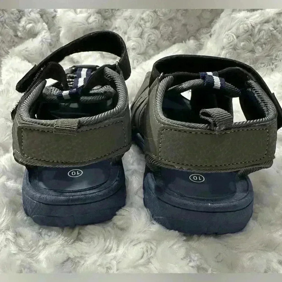 Gerber Boys Caged Grey Athletic Sandals - Picture 10 of 12